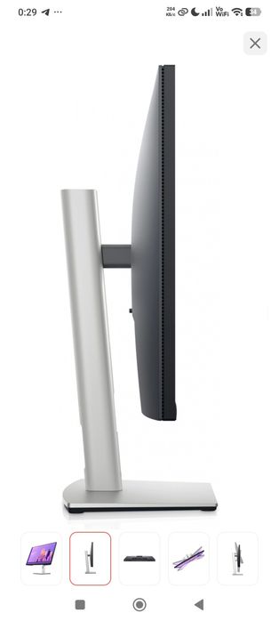 Монитор 27" DELL P2722H черный