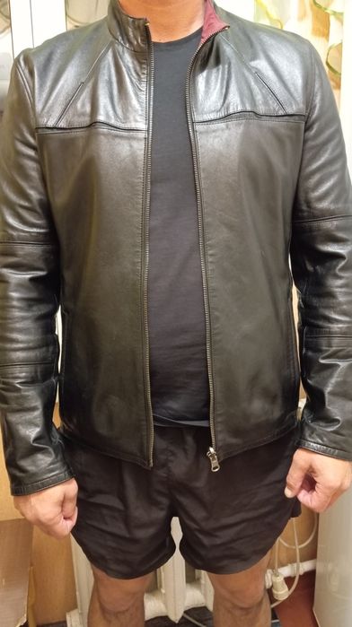 Натуральная кожаная куртка