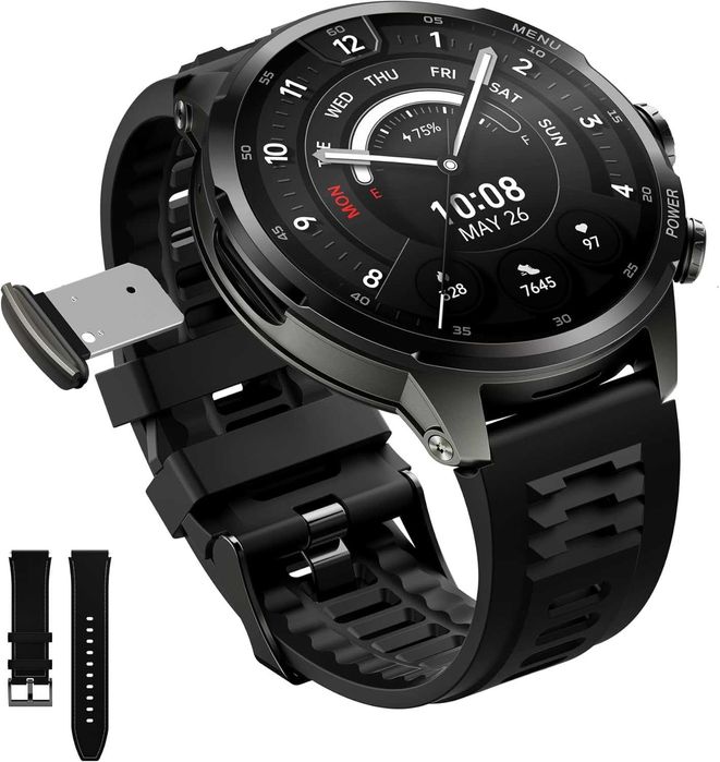 Смарт часовник телефон Black Shark Watch X Pro 4G LTE Android  Камера