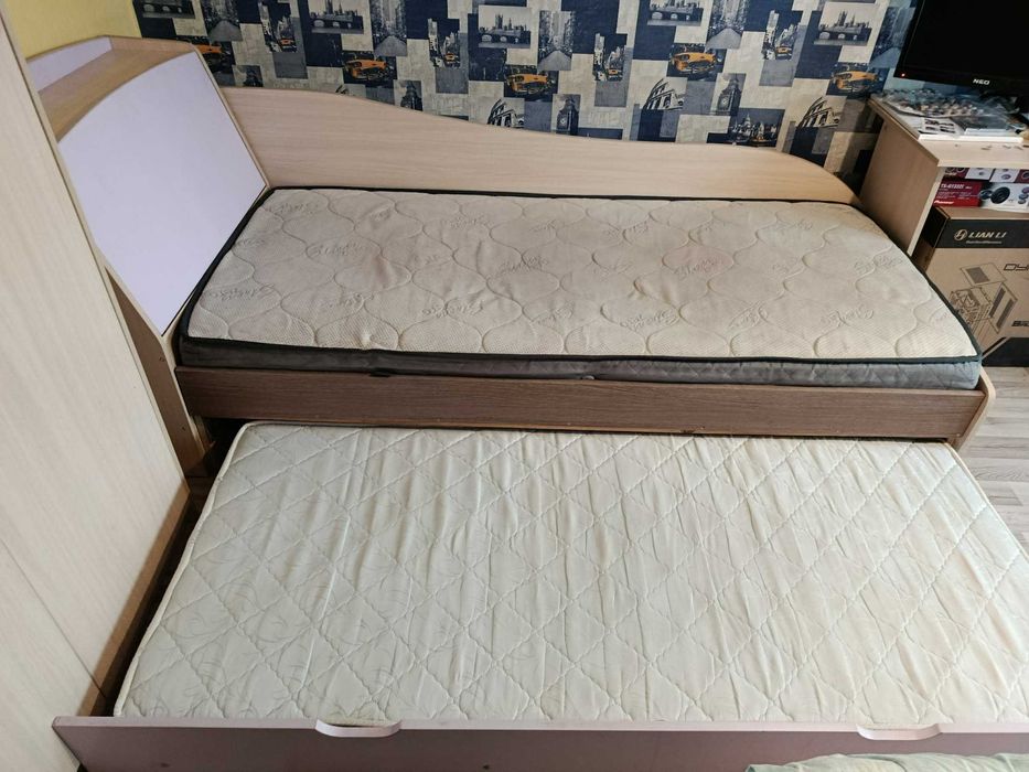 Легло сандвич с два матрака и ракла 200/90
