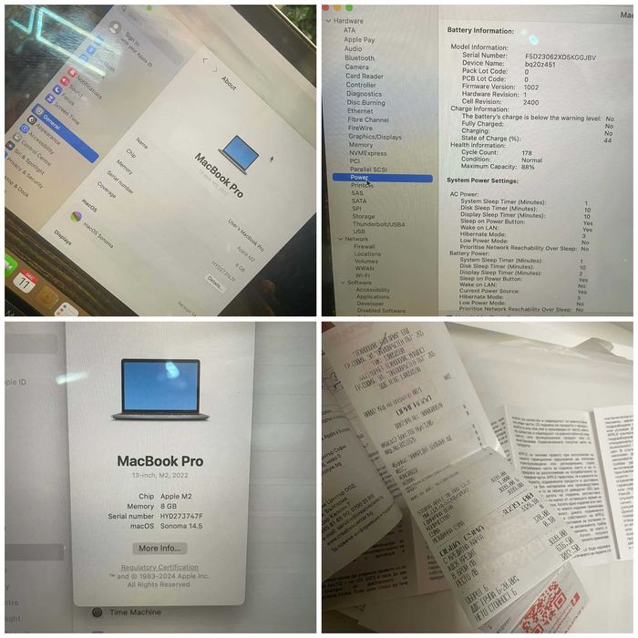 MacBook Pro M2 2022 13 inch Като нов