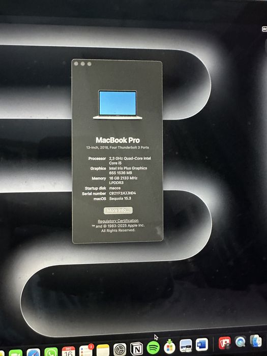 Macbook pro 2018 touchbar