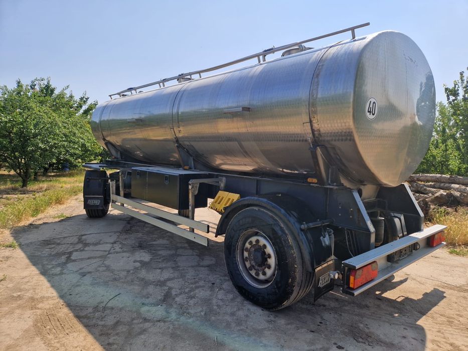 Remorcă Cisternă inox 16400l Cisternă apă bazin apă