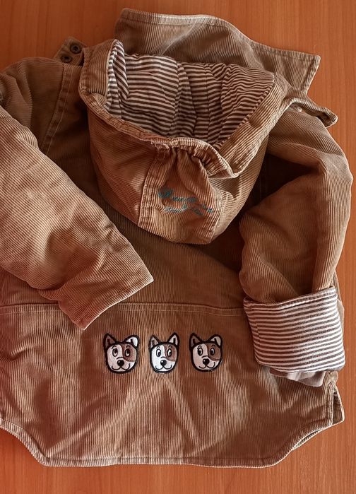 Детски зимни якета с качулки.