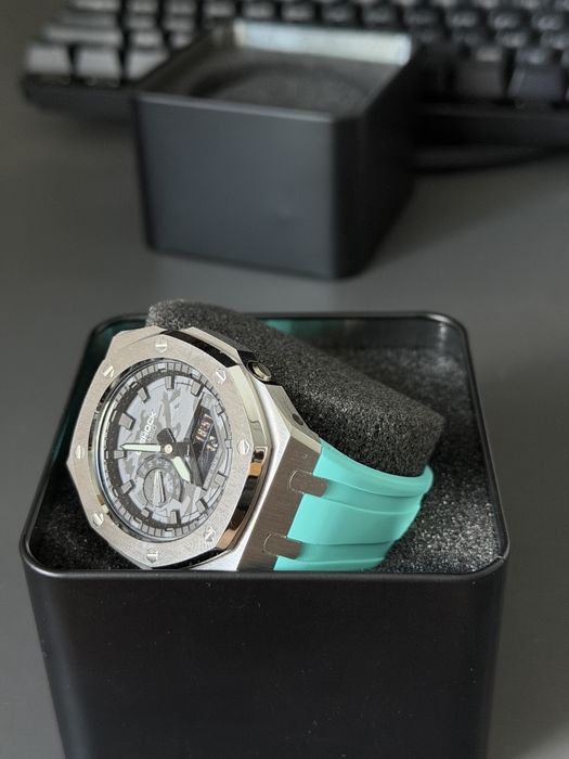 Casio G-Shock Tiffany Blue Silver