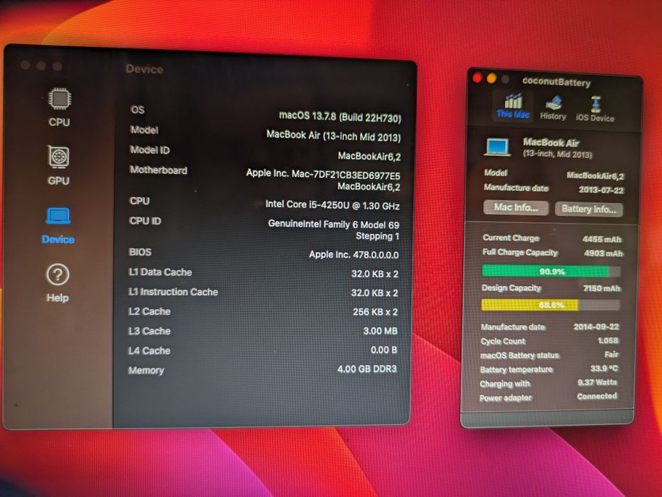MacBook Air Mid2013