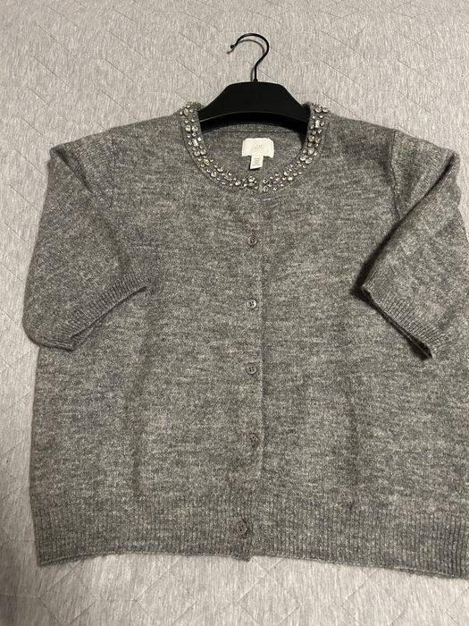 Дамски плетени жилетки с къс ръкав HM