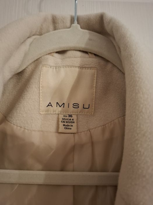 Palton Amisu New Yorker bej S