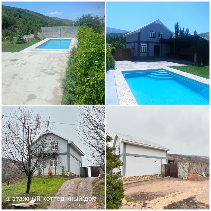 Продается 2-дом 2-участок 1этаж и 2 этаж котеджный в Чимганский горы