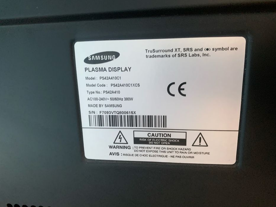 Продам телевизор плазменый samsung