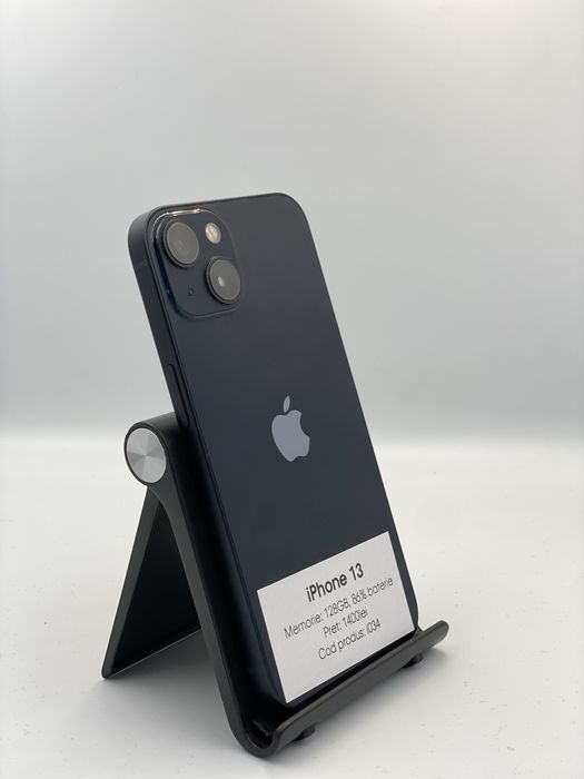 iPhone 13 - 128GB, 86% baterie, 1 an garantie