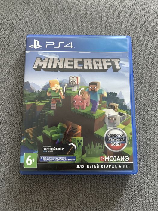 продаю диск minecraft на ps4/5 срочно