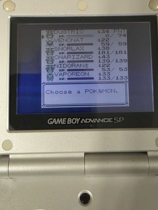 Nintendo Gameboy Pokemon Red English