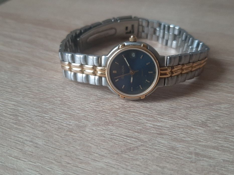 Ceas Bulova Quartz - Two-Tone,  Swiss Made vintage