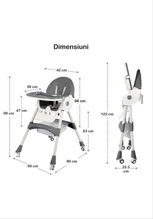 Scaun de masa pentru copii pana la varsta de 3 anii