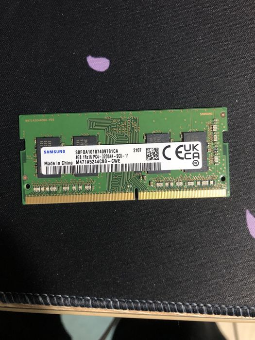 Vand memorii ram laptop