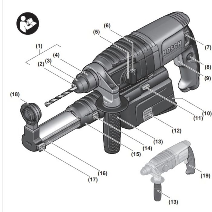 Продаю перфоратор BOSCH GBH 2-23 REA Professional