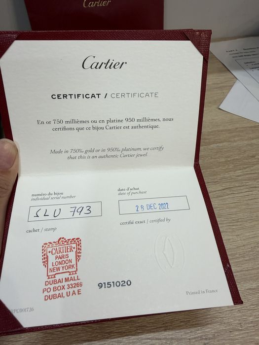 Продам оригинальную коробку Cartier