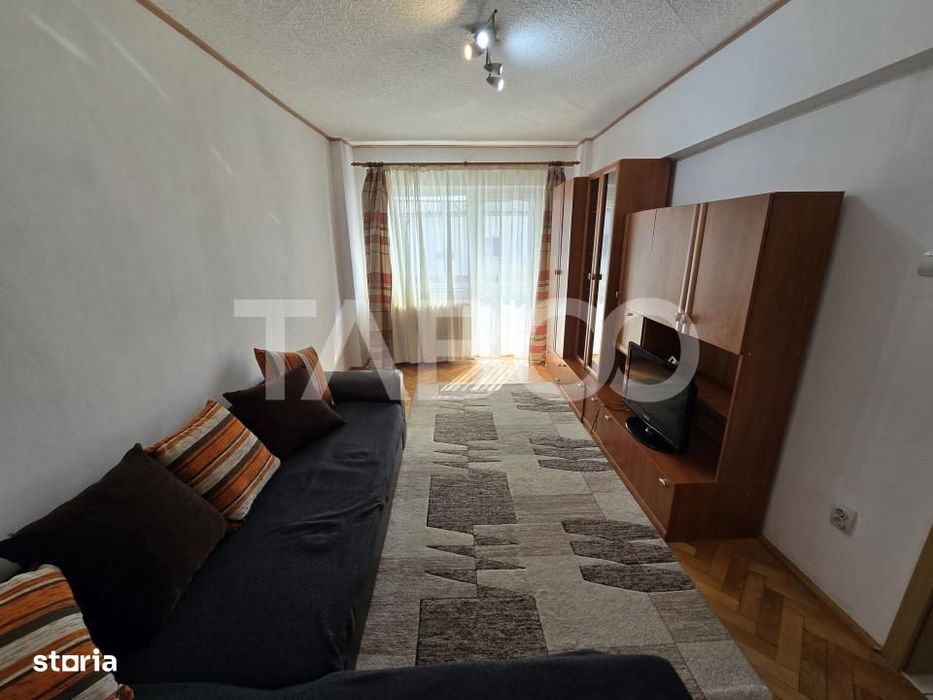 Apartament 2 camere de vanzare mobilat pivnita balcon Siretului Sibiu — fotografia 3