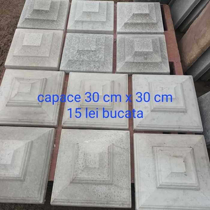 REDUCERI!!  Capace și coame pentru temelia gardului, pavaje, etc