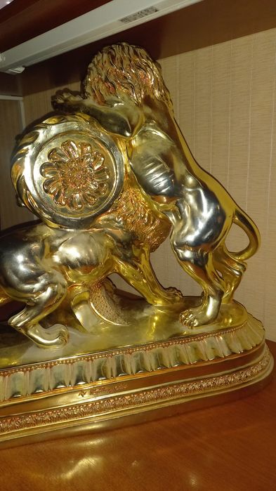 Статуэтка часы Львы