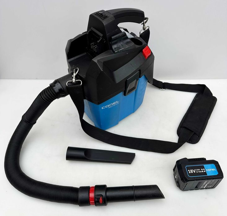 Conel AKS18VCO - Акумулаторна прахосмукачка 18V 5.0Ah като нова!