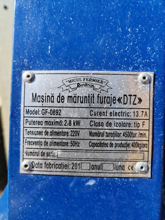 Mașină de mărunțit furaje