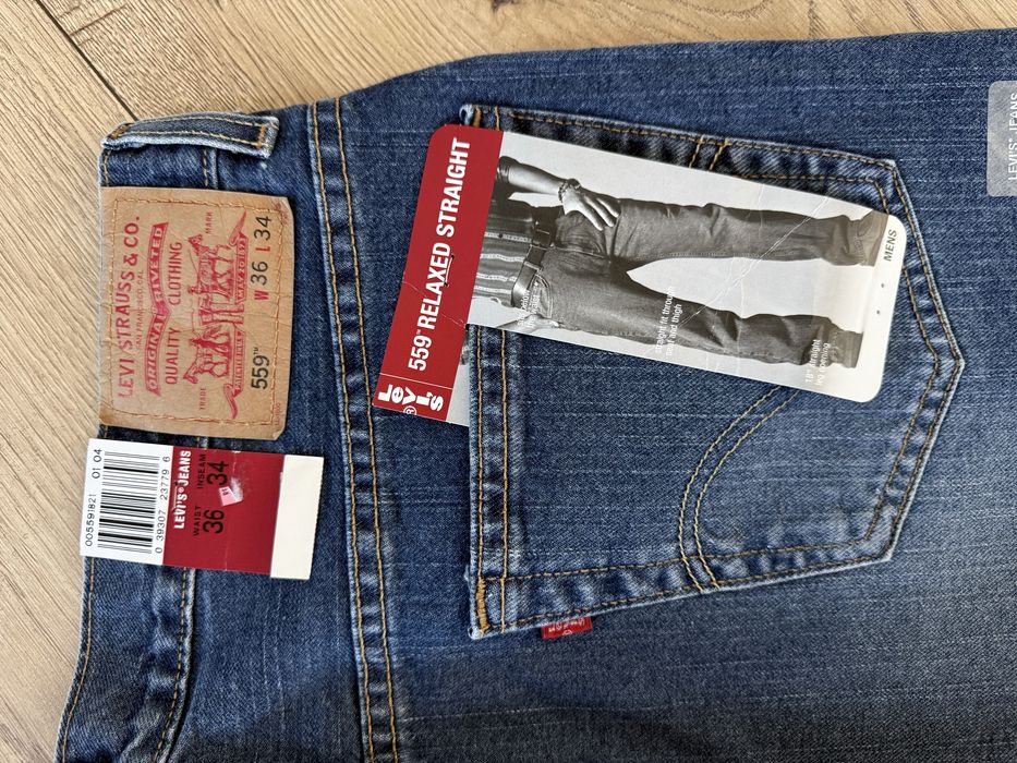Blugi LEVIS 559 Albastru Barbati | Marime 36 x 34 (Talie 94 cm)