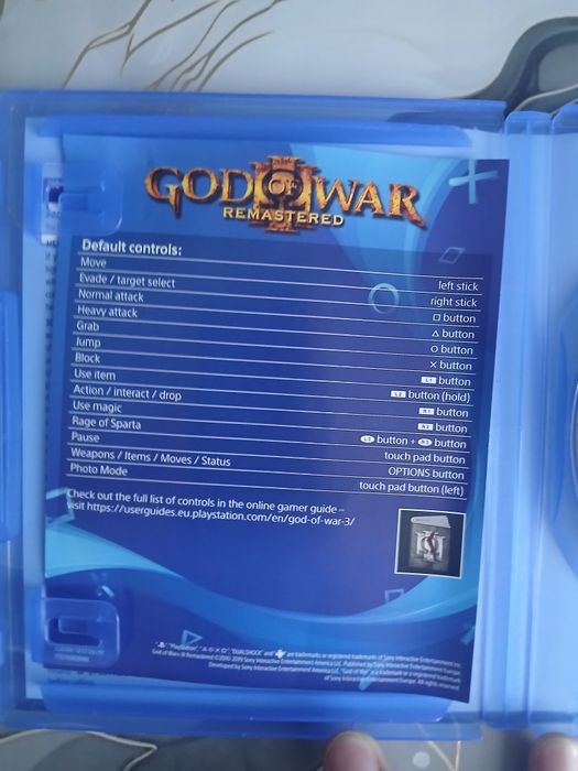 God of War 3 Remastered for ps4