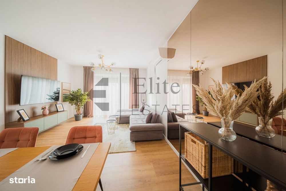 Apartament modern cu 3 camere de închiriat – complet mobilat și utilat