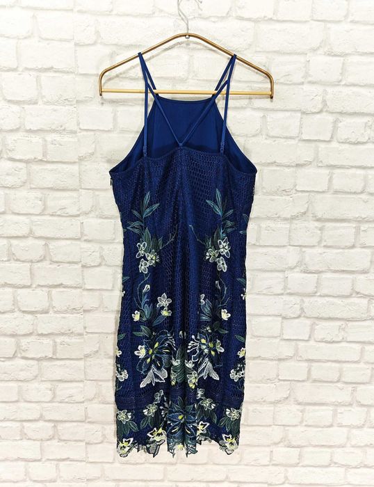 Karen Millen Дамска рокля флорална с бродерия размер UK12 / EU40 / М