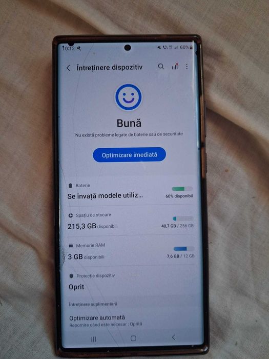 Samsung note 20 ultra fisurat