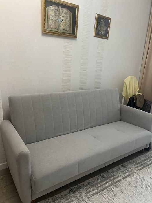 Серый диван раскладной