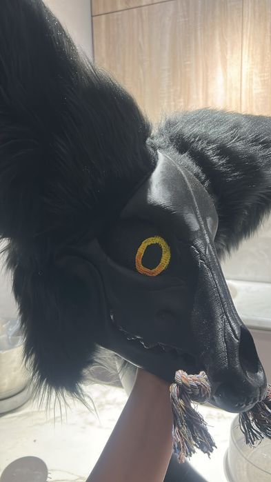 Маска фурри skulldog