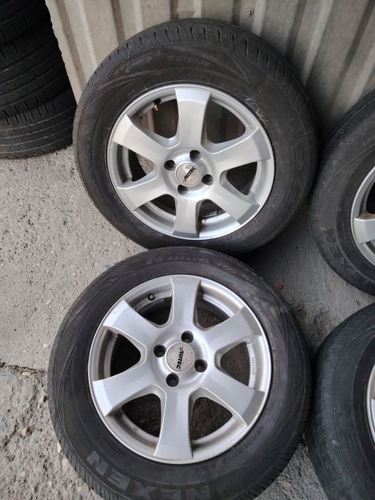 185/65 R15 Nexen de vară cu jante 4x100 Dacia