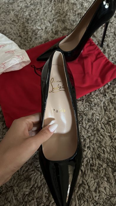 Pantofi Christian Louboutin piele naturala pe comanda