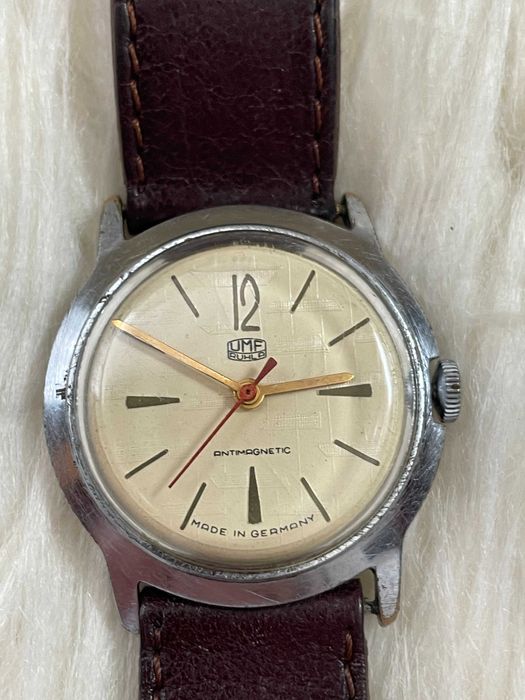 Ceas de Colectie UMF Ruhla Germania 1966  Mecanic 34 mm
