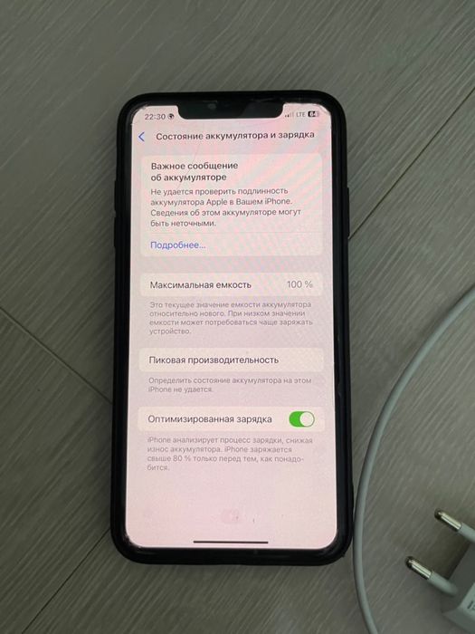 iphone XS max 256гб, 100% акб