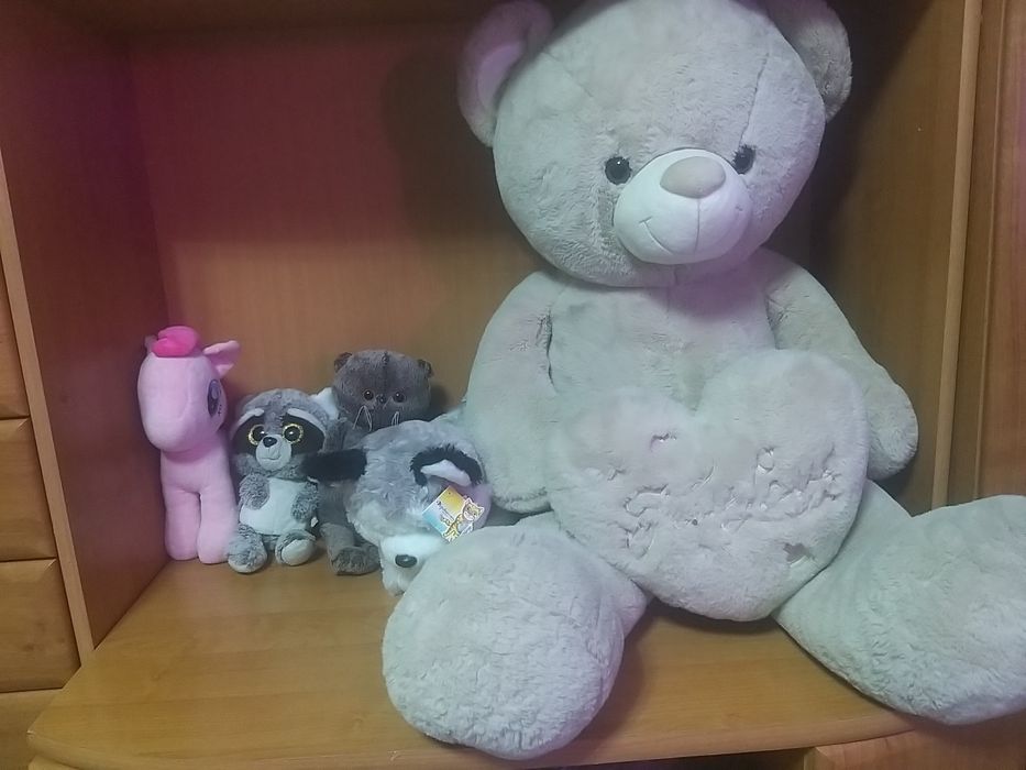 Мягкие игрушки медведь