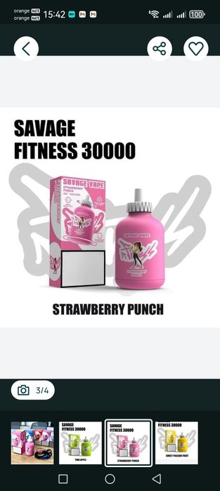 Vape 30.000 puffs Narghilea Reincarcabil Abur Mult