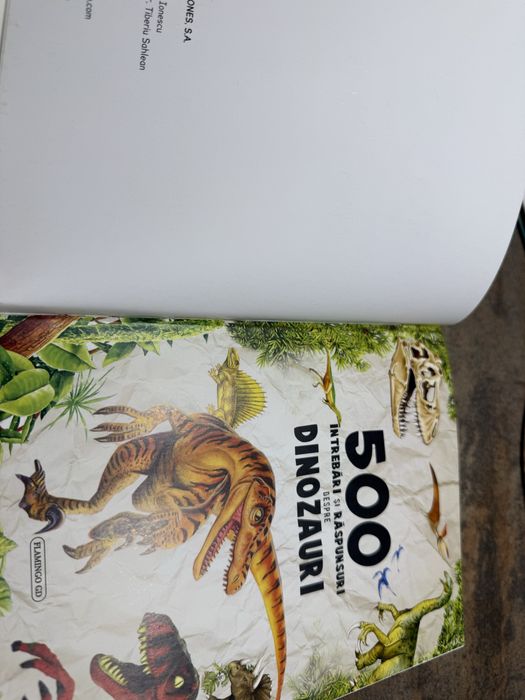 500 Întrebări și Răspunsuri despre Dinozauri Editura FLAMINGO
