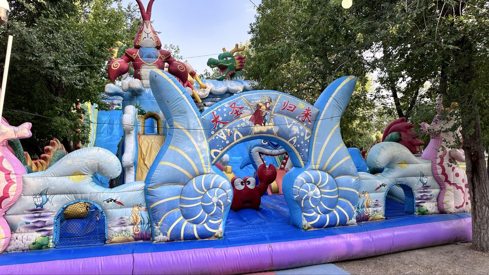 Надувной батут размер 18*9