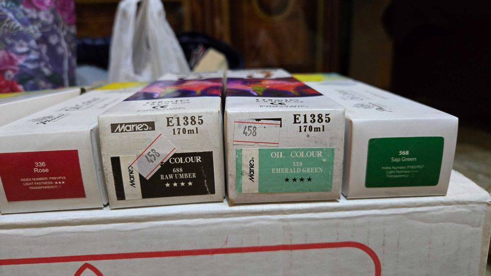 Масляные краски новые