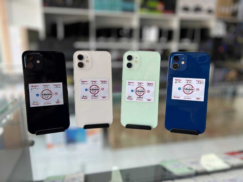 Продам iPhone 12 64 GB в отличном состоянии NASIYA