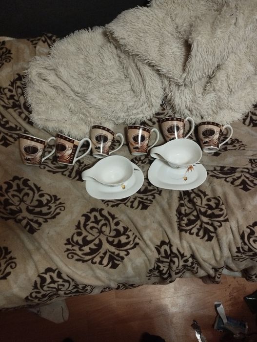 Стаканы с людцами