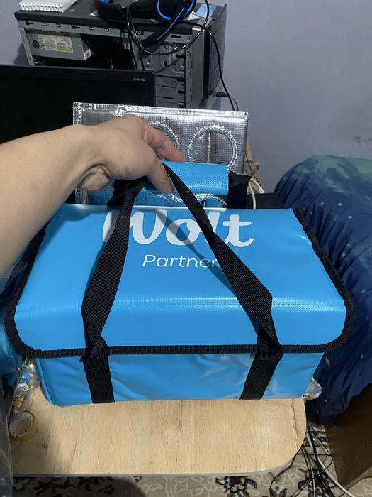 продам новую термосумку  wolt + мини термосумка