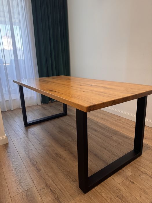 Vand masa din stejar-Wood Bucovina-180x90x77