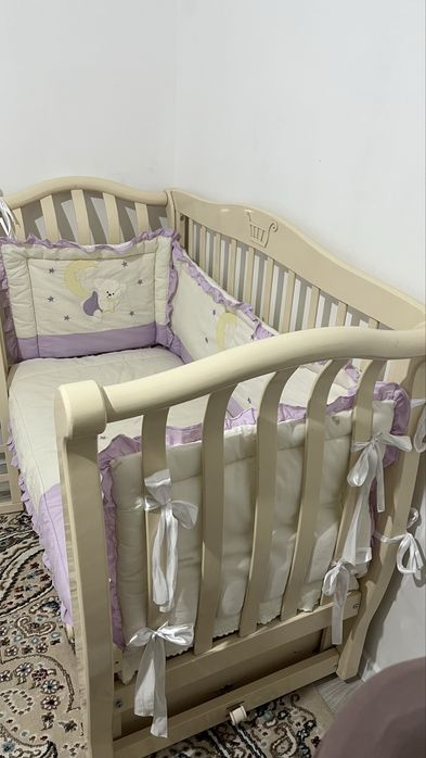 Манеж с ортопедическим матрасом