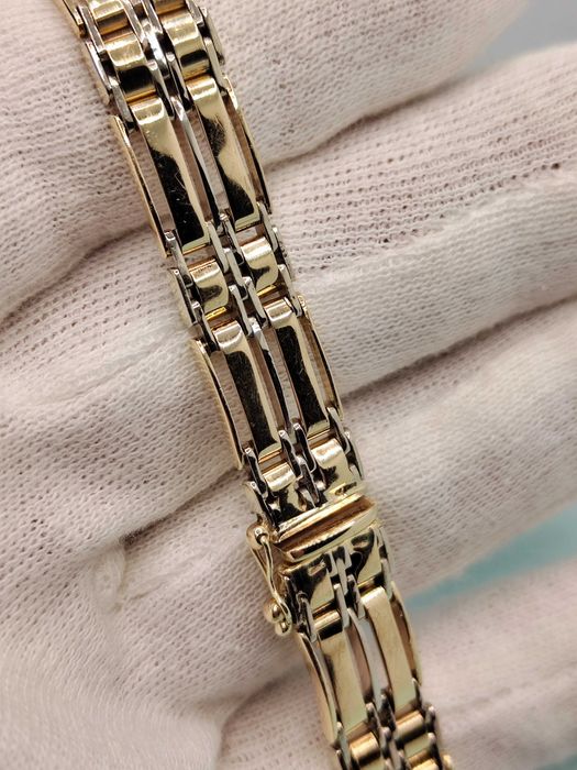 Bratara Aur 14K Barbati Barbatesc 21 Cm Model Diplomat 28.00g. unicat