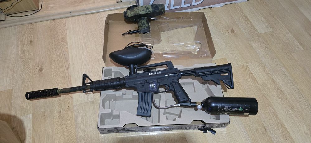 Pachet arma si echipament paintball